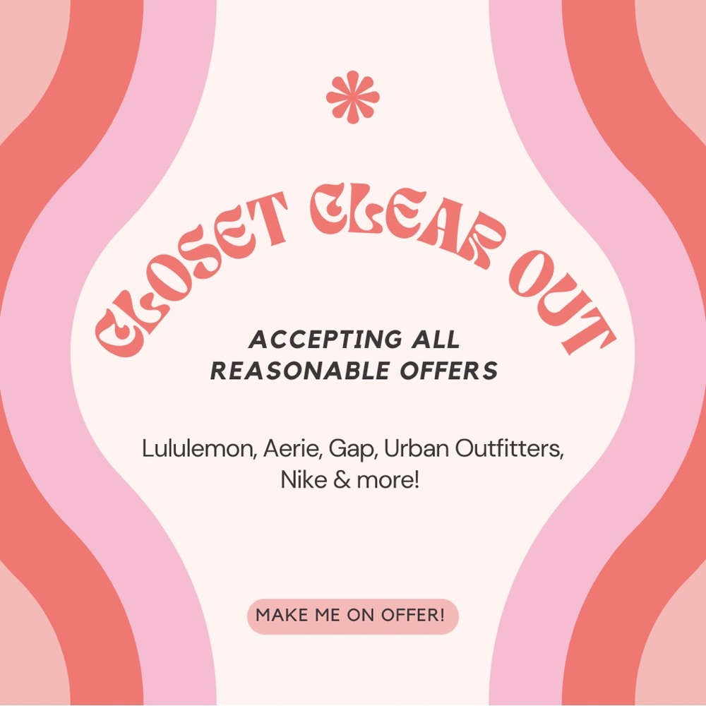 CLOSET CLEAROUT!!